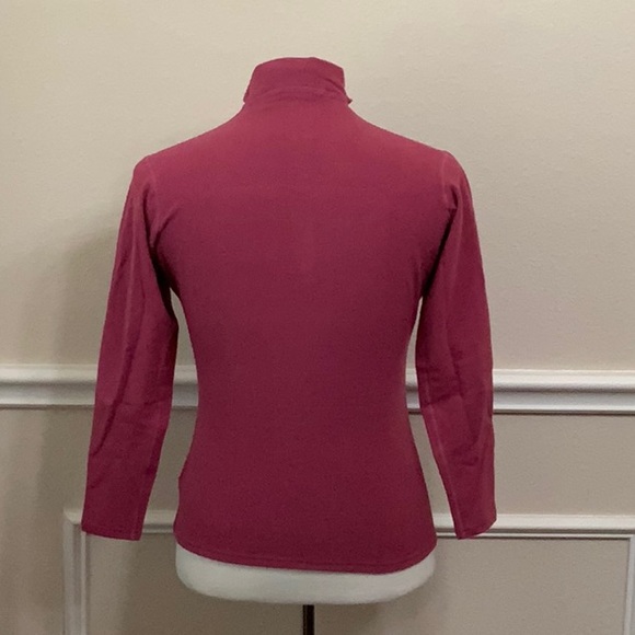 PolarMax BASELAYER QUATTRO FLEECE ZipMock top - Berry Glaze - Picture 11 of 13